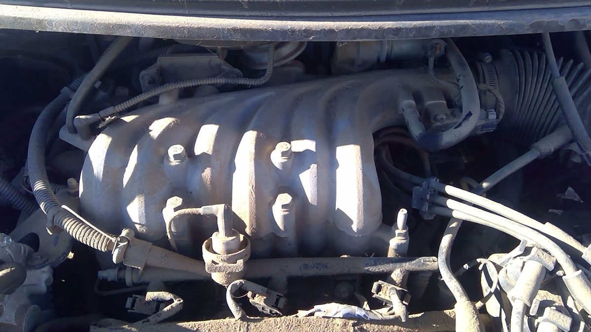 1997-1998 Ford Windstar Complete Upper Intake Manifold With Throttle Body 3.0L