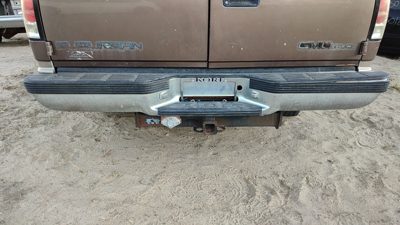 1992-1999 Chevy Suburban Rear Bumper Assembly With Brackets Oem Chrome Step