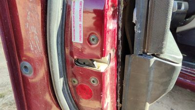 2004-2012 Mitsubishi Galant Driver Left Front Door Latch With Rods/cables Oem