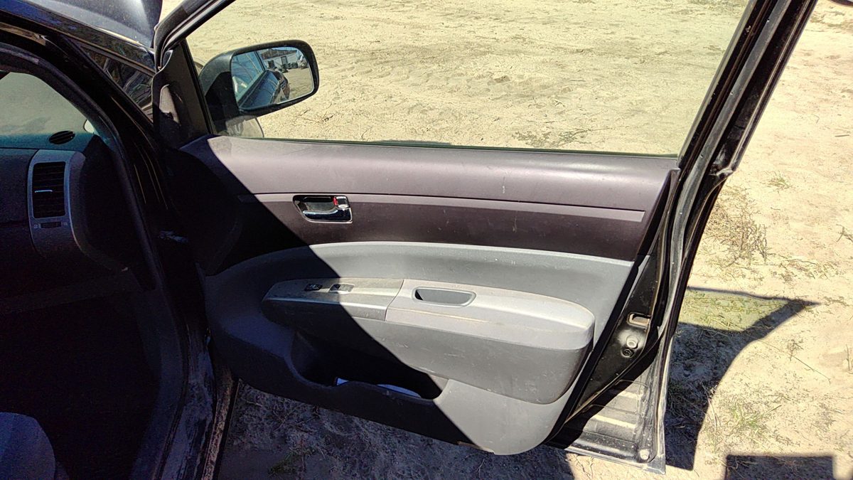2004-2005 Toyota Prius Passenger Right Front Door Trim Panel With Switches Gray