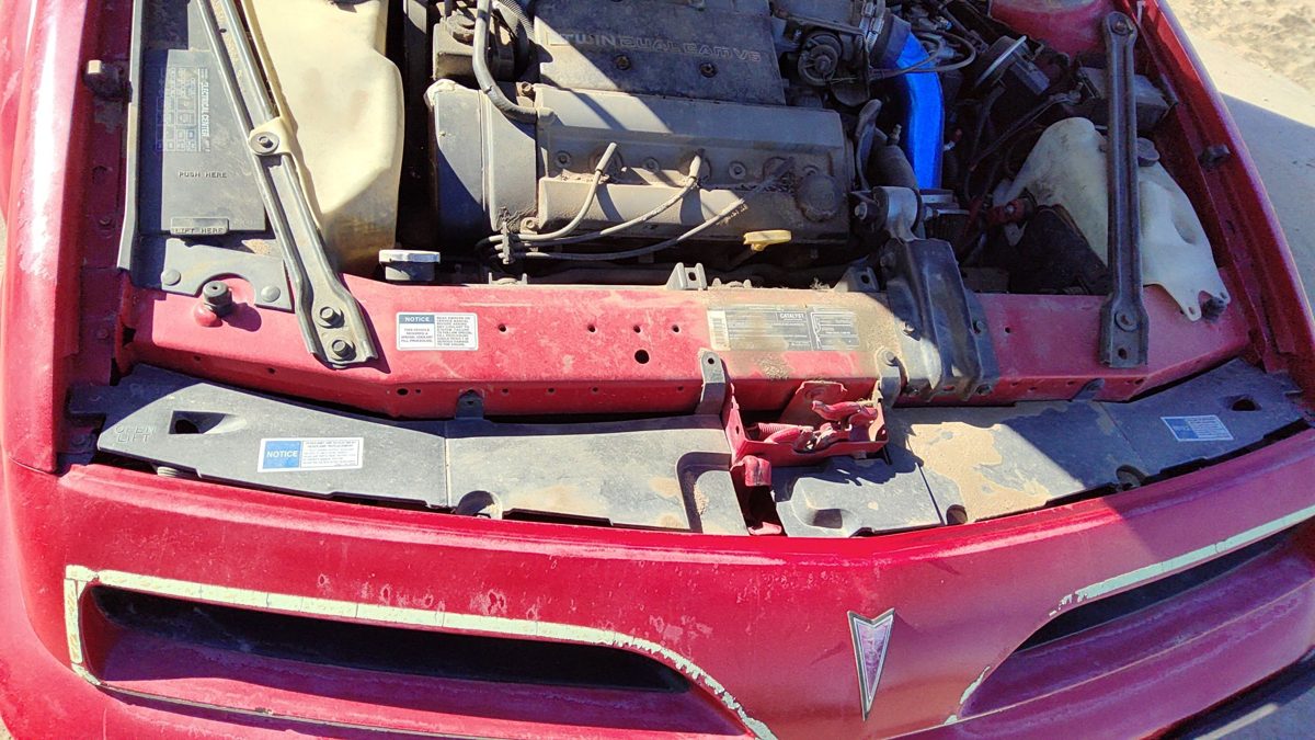 1988-1993 Grand Prix Top Plastic Cover Above Radiator Support Oem Sight Shield