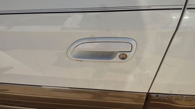 2000-2004 Legacy Outback Driver Left Front Outside Door Handle Oem White 8Y3