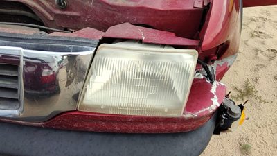 1998-2000 Mazda B2500 Driver Left Head Light Oem Front Lamp Zzp051040b