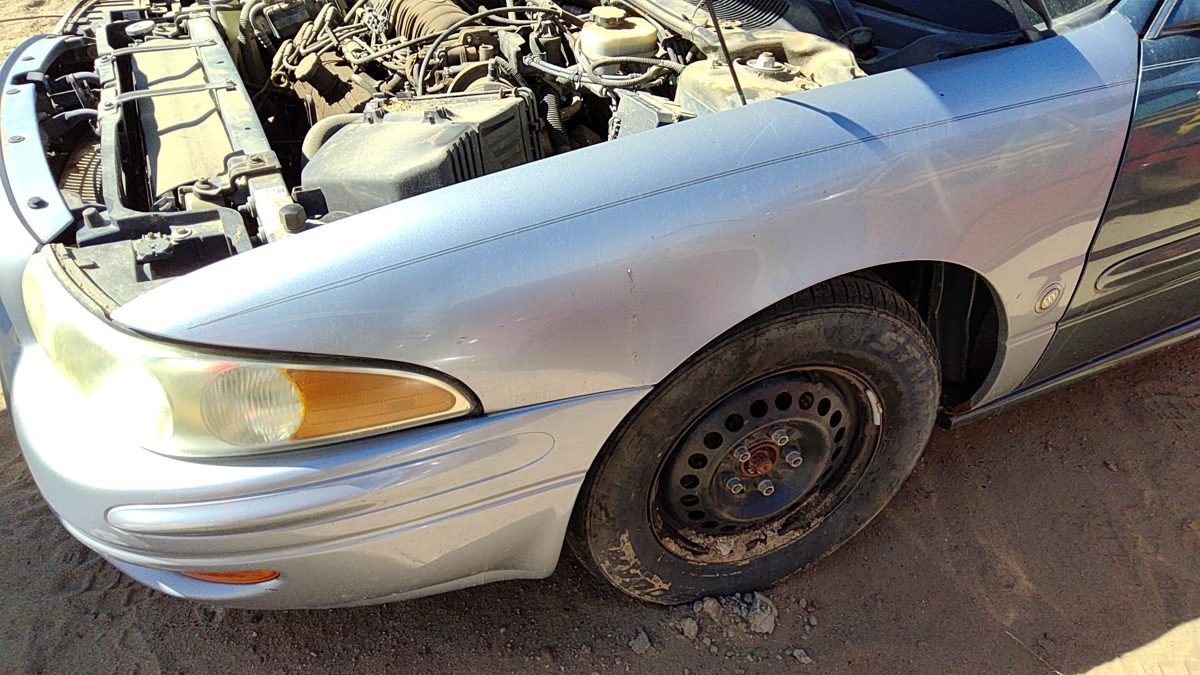 2000-2004 Buick Lesabre Buick Lesabre Driver Left Front Fender Oem Silver Blue