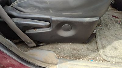 2002 Chevy Venture Passenger Right Side Seat Trim Panel Oem Gray 14D