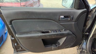 10-12 Fusion Driver Left Front Door Trim Panel With Master Switch Charcoal Dw
