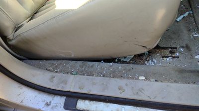 2003 Lincoln Town Car Passenger Right Power Seat Track With Motors Only Oem