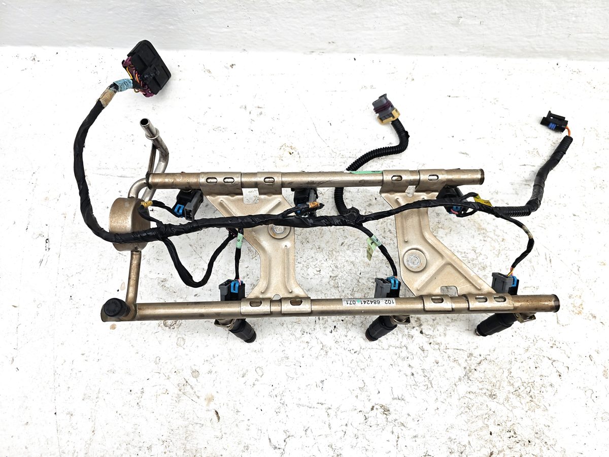 2005-2009 Chevy Equinox Complete Fuel Rail With Injectors Set Loaded Oem 3.4L