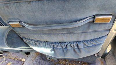 1984 Deville Sedan Rh Passenger Right Rear Seat Back Grab Handle Blue Oem