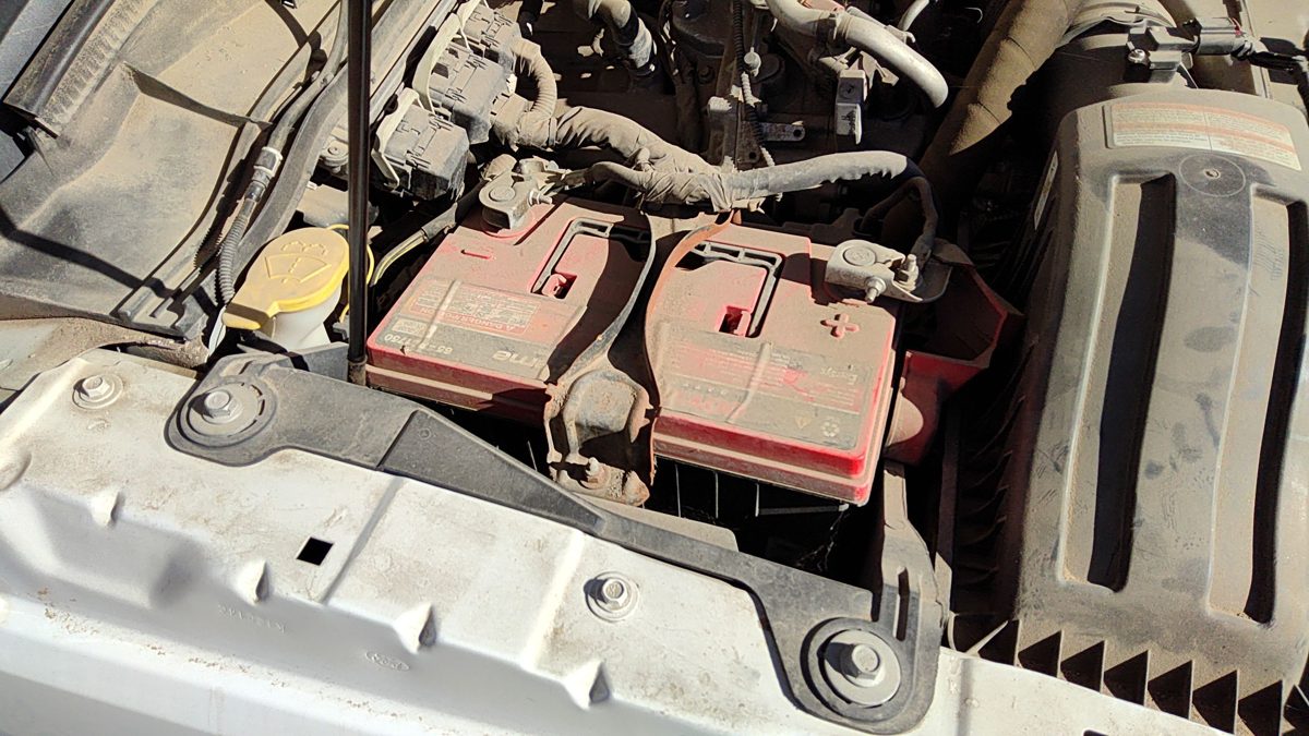15 F250 Complete Passenger Battery Box Mount Tray Wth Hold Down 6.7L Powerstroke