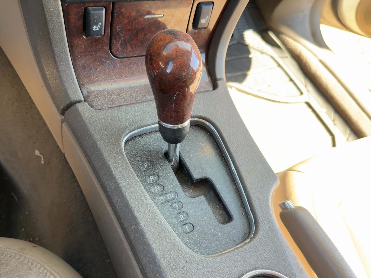 01 Ls Floor Shifter Lever Assembly Oem Shift Unit Automatic Transmission Tan 4H