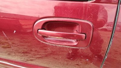 00-04 Chevy Venture Passenger Right Rear Outside Door Handle Oem Back Red 72U
