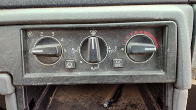 1991 92 Volvo 740 Temperature Control Module In Dash Heater Ac Head Unit Oem