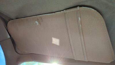 1984 Ford Tempo Driver Left Sun Visor Oem Tan