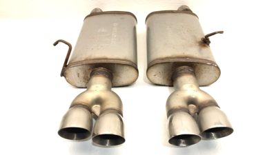 2006-2008 Buick Lucerne Magnaflow Muffler Pair Stainless With Dual Tips 2.5In