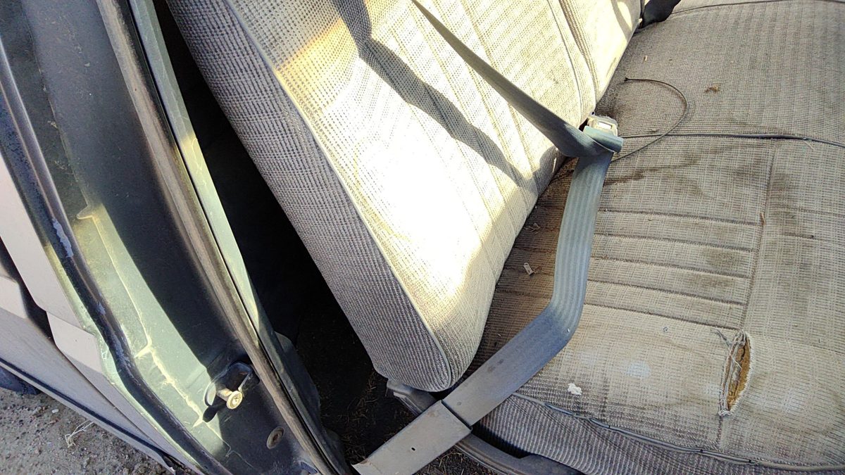 1989 F250 Pickup Passenger Right Front Seat Belt Retractor Oem Shoulder Gray