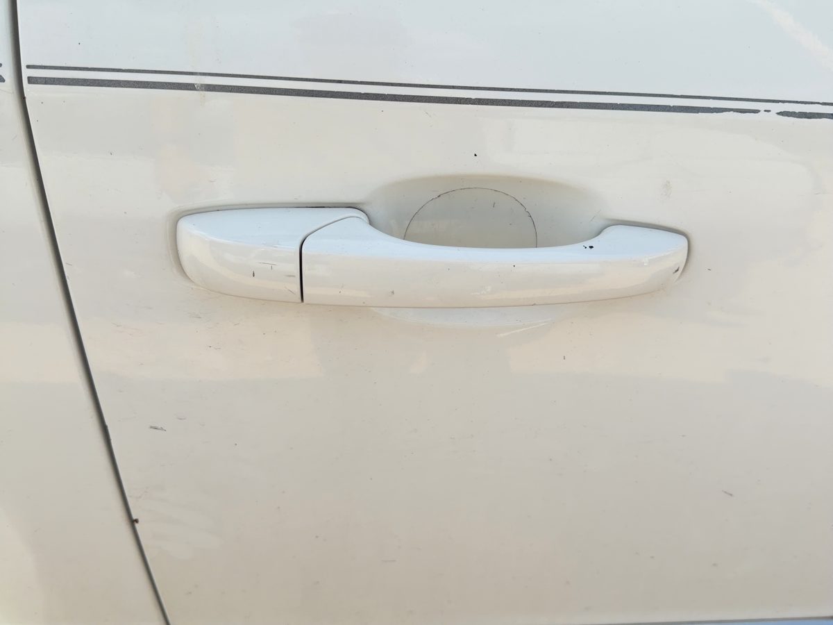 10-16 Town & Country Passenger Right Front Outside Door Handle Oem White Pw1
