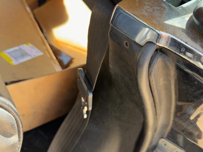 1980 Mercedes 450Sl 107 Driver Left Front Seat Belt Retractor Oem Shoulder Black