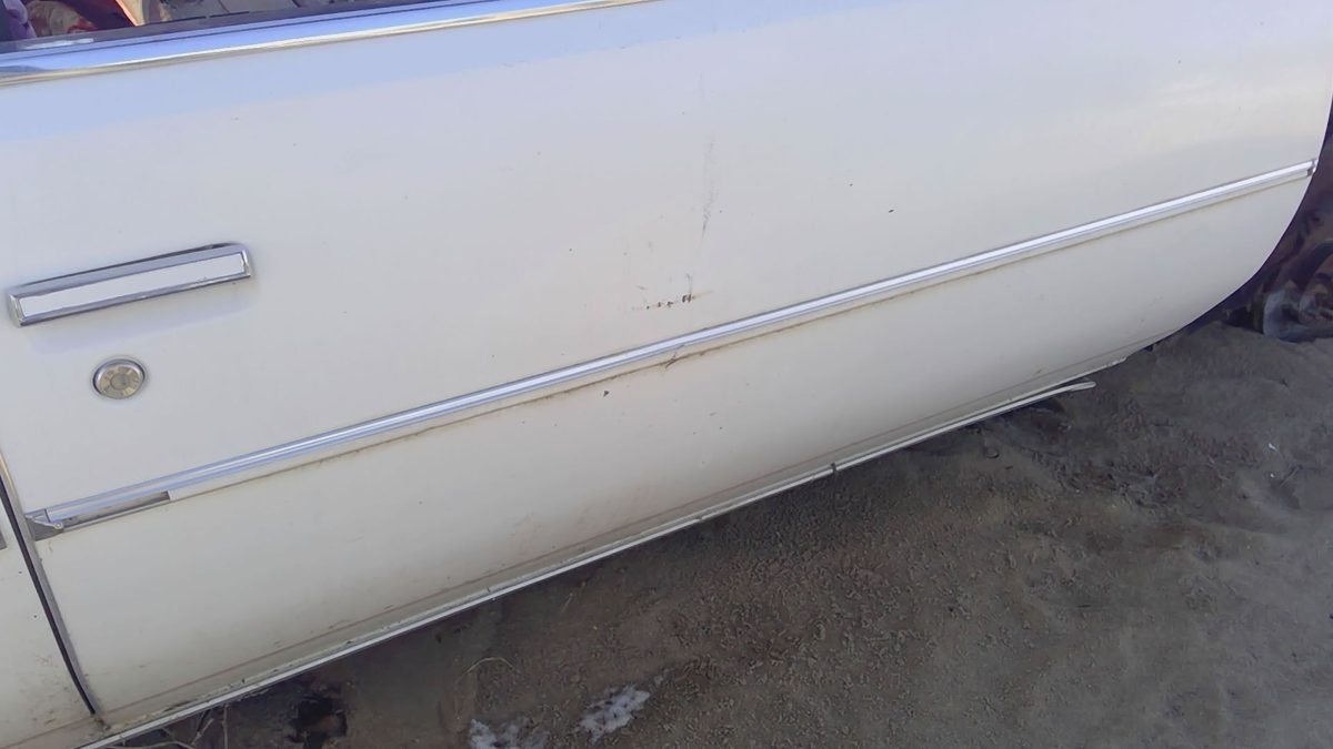 1978 Buick Regal Passenger Right Front Moulding From Door Oem Trim Strip White