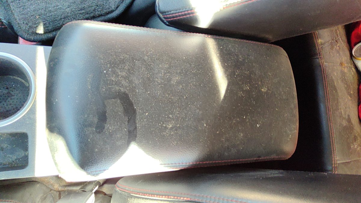 2008-2010 Nissan Rogue Center Console Lid Only Oem Arm Rest Fold Down G Black
