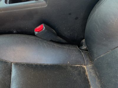 2006-2010 Infiniti M35X Driver Left Front Seat Belt Buckle Receiver Oem Graphite