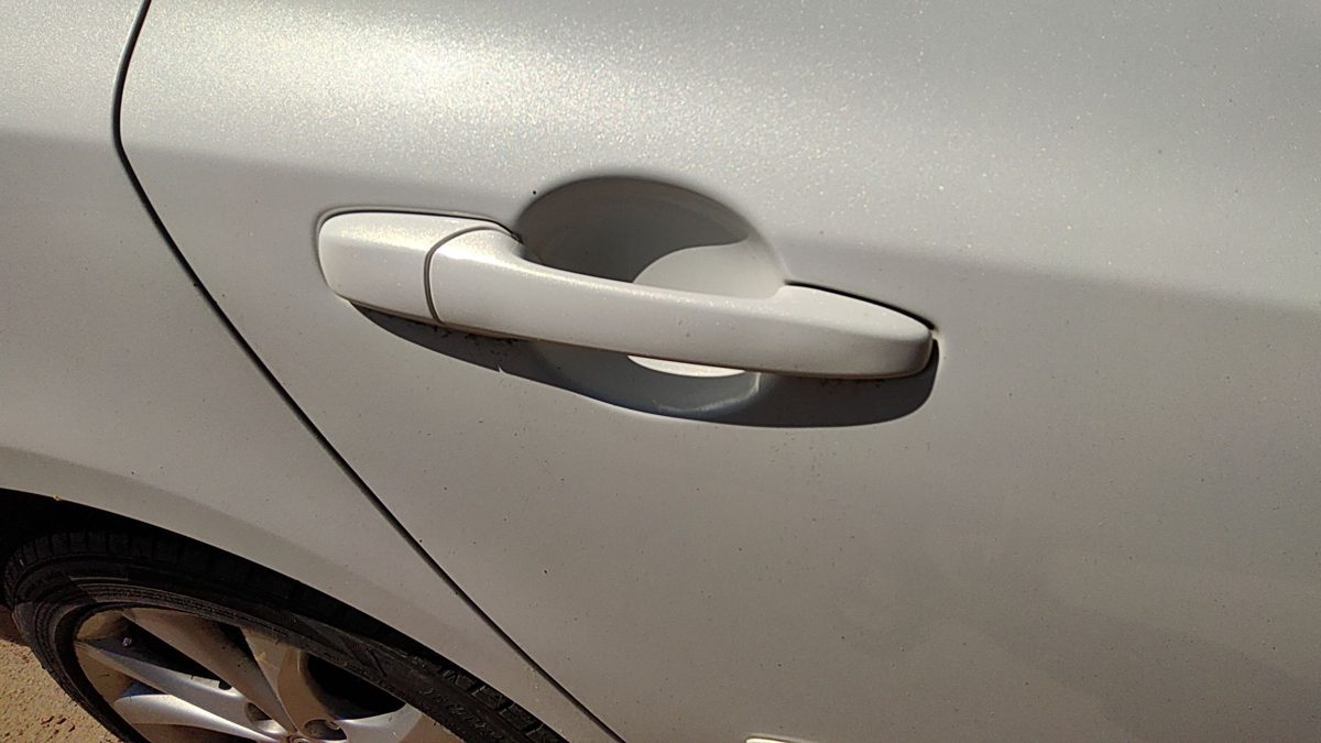 2004-2009 Mazda 3 Passenger Right Rear Outside Door Handle Oem Back White 34K