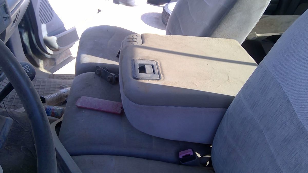1999 F250 Super Duty Center Floor Console Jump Seat Assembly Oem