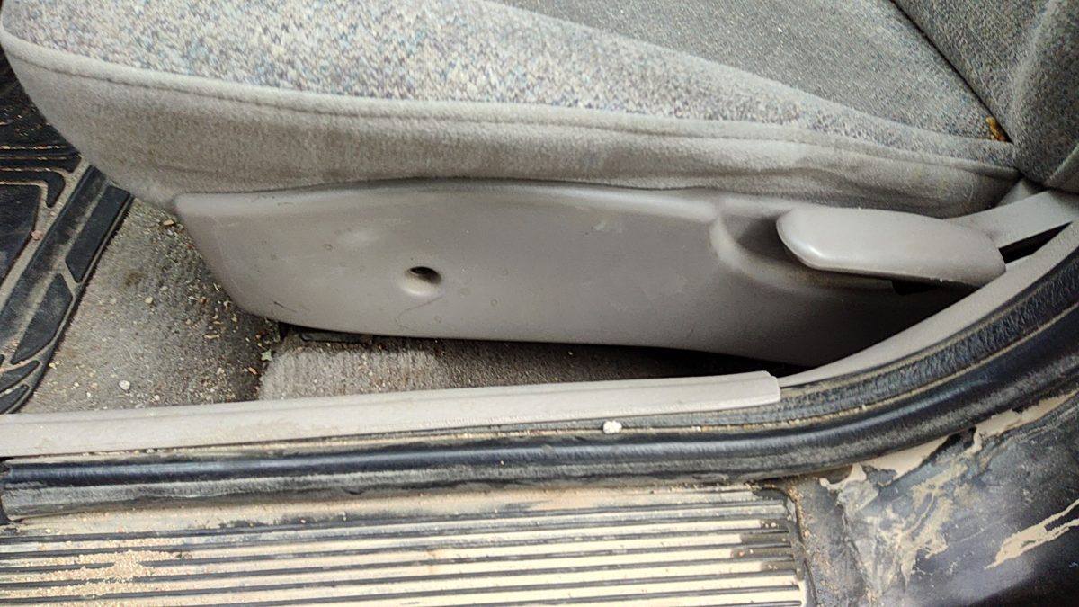 1996-2002 Saturn Sl1 Driver Left Side Seat Trim Panel Oem Gray