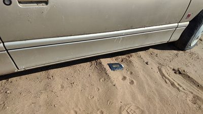 93 Saturn Sc2 Coupe Passenger Right Front Moulding From Door Oem Trim Strip Gold