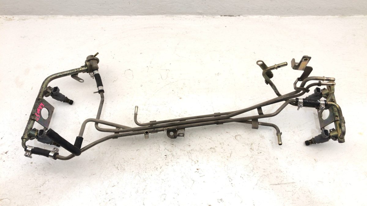 2004-07 Legacy Outback Complete Fuel Rail With Injectors Set Loaded Oem 2.5L