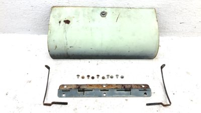 1958 Chevy Gmc 300 Full Size Glove Box Assembly Complete Door With Latch Oem