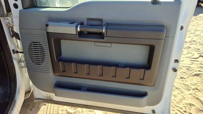 2011-2016 Ford F250 Passenger Right Front Door Trim Panel With Switches Gray 3S