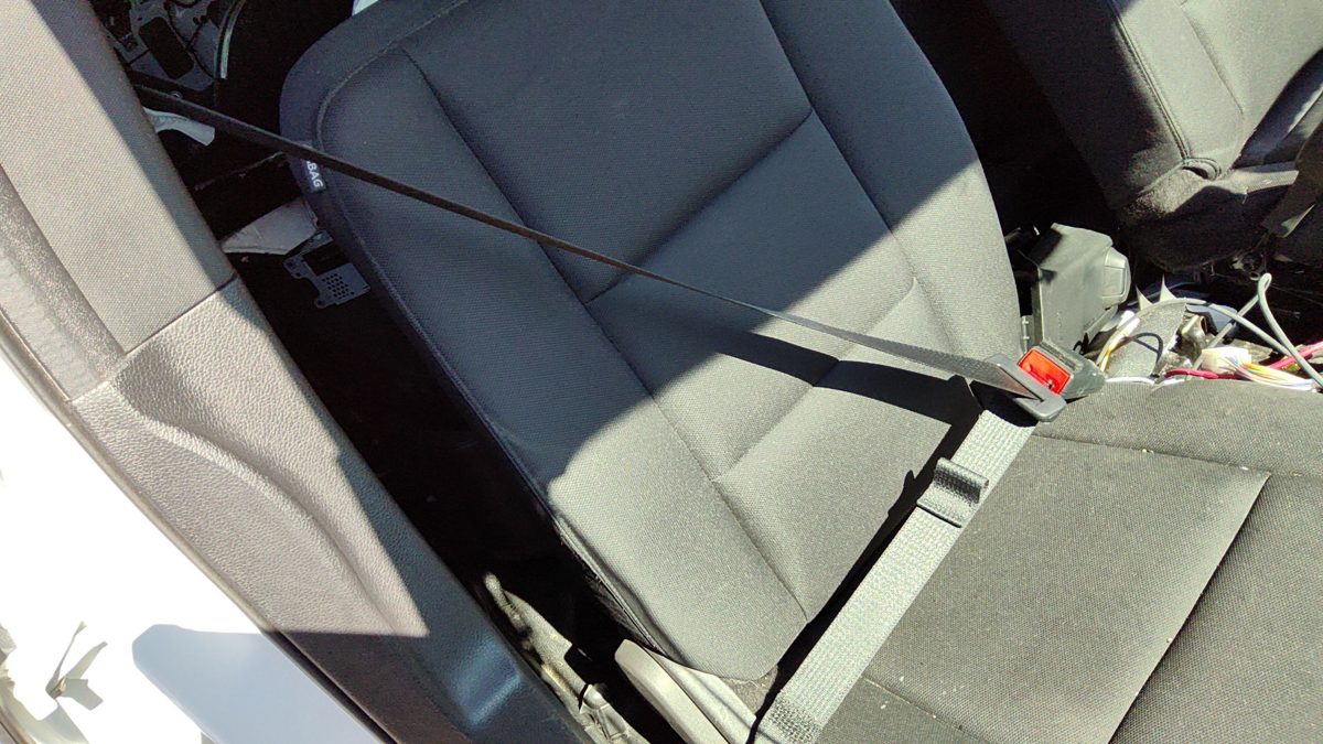 16-19 explorer Police Passenger Right Front Seat Belt Retractor Shoulder Black 9