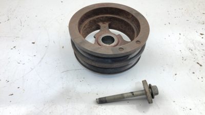 2011-2013 Ford F150 Harmonic Balancer Crankshaft Pulley With Bolt Oem Br3z6312a