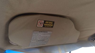1999 F250 Super Duty Driver Left Sun Visor Oem