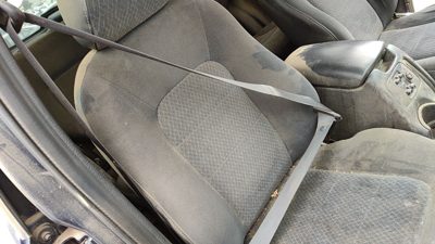 02-03 Jeep Liberty Passenger Right Front Seat Belt Retractor Shoulder Gray M5dv