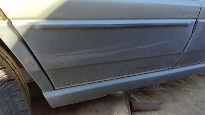00-03 Grand Cherokee Passenger Right Rear Moulding From Door Back Trim Strip