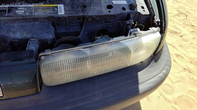 1996-1999 Saturn Sl1 Driver Left Head Light Oem Front Lamp With Mount Bracket