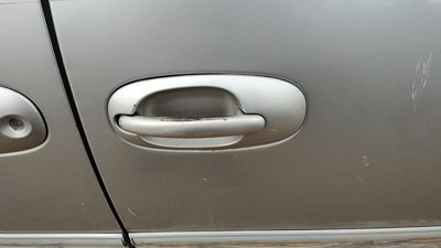 2000 Chrysler Town & Country Driver Left Rear Outside Door Handle Back Silver