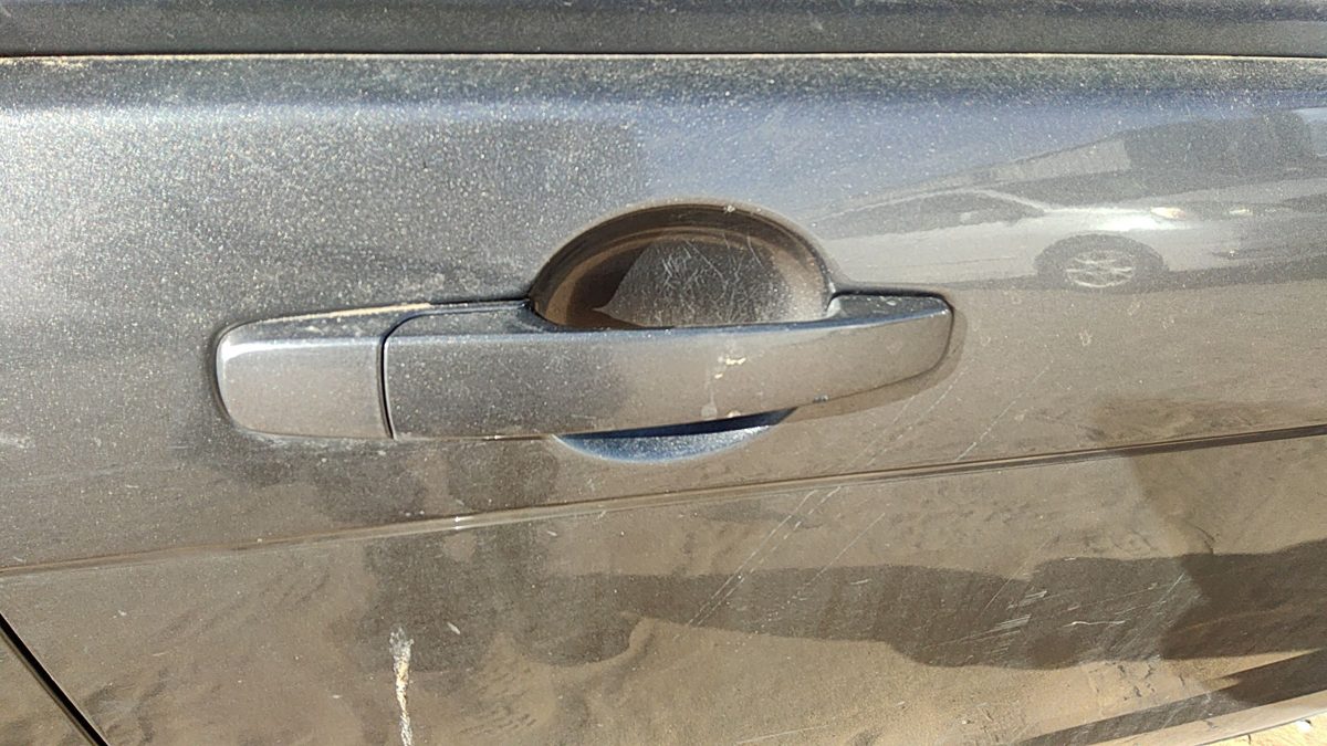 2008-2011 Ford Focus Passenger Right Front Outside Door Handle Oem Gray Uj