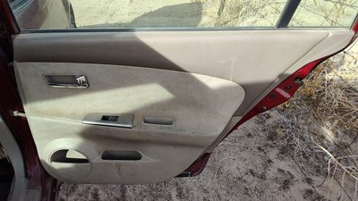 05-06 Altima Passenger Right Rear Door Trim Panel With Switches Back Blond C
