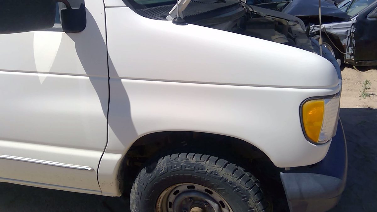 1992-1996 Ford Van E150 Passenger Right Front Fender Oem White F4uz16005a