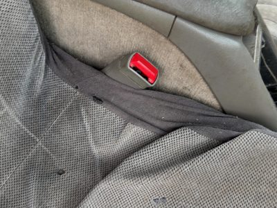 98 Chevy S10 Blazer Passenger Right Front Seat Belt Buckle Receiver Oem Gray 92H