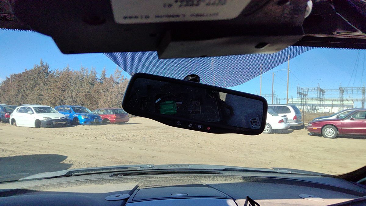 2009-2012 Gmc Acadia Inside Rear View Mirror Oem Windshield Mounted 22915244