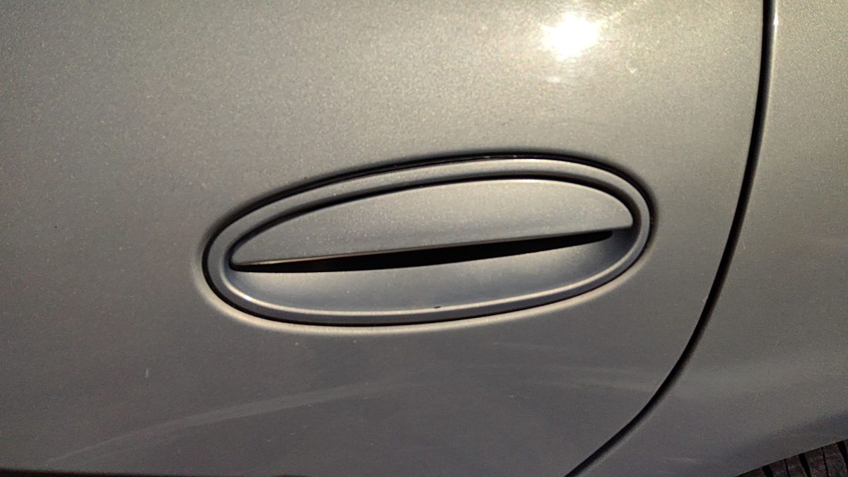 97-05 Chevy Malibu Driver Left Rear Outside Door Handle Oem Back 17u Silvermist