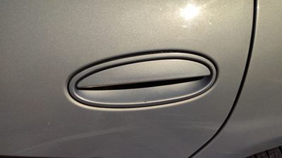 97-05 Chevy Malibu Driver Left Rear Outside Door Handle Oem Back 17u Silvermist