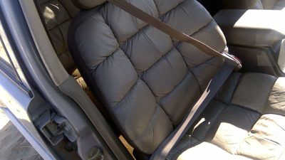 94 Jeep Grand Cherokee Passenger Right Front Seat Belt Retractor Shoulder Brown