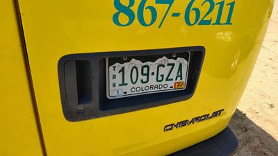 2002 Express Van 2500 License Plate Trim Surround Panel Oem Tail Trunk Finish