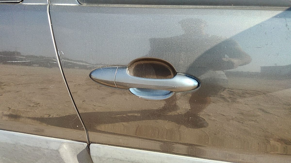 2001-2006 Mazda Tribute Passenger Right Front Outside Door Handle Oem Gray Cx