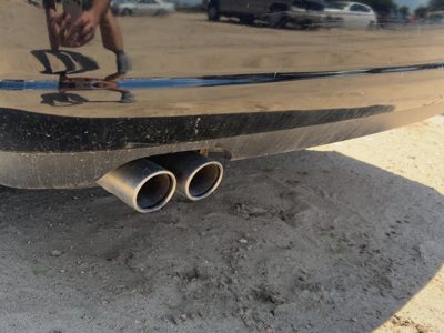 2006-2010 Infiniti M35X Rear Muffler With Exhaust Tip Oem Black Obsidian Kh3